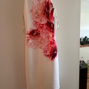 Guess Pink Sheath Midi Dress Cocktail